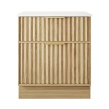 Salamander 750mm Freestanding Single Vanity with Solid Surface Countertop